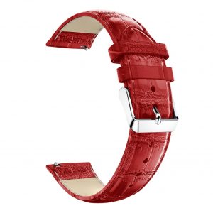 Crvena kozna narukvica 20 mm Croco koza