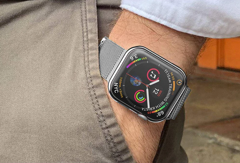 Sivo zastitno kuciste i zastitno staklo za apple watch 38 mm serije 1/2/3 - Слика 2