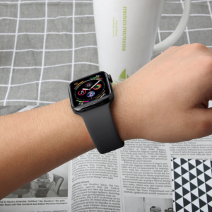 Apple watch silikonska crna narukvica 42 mm