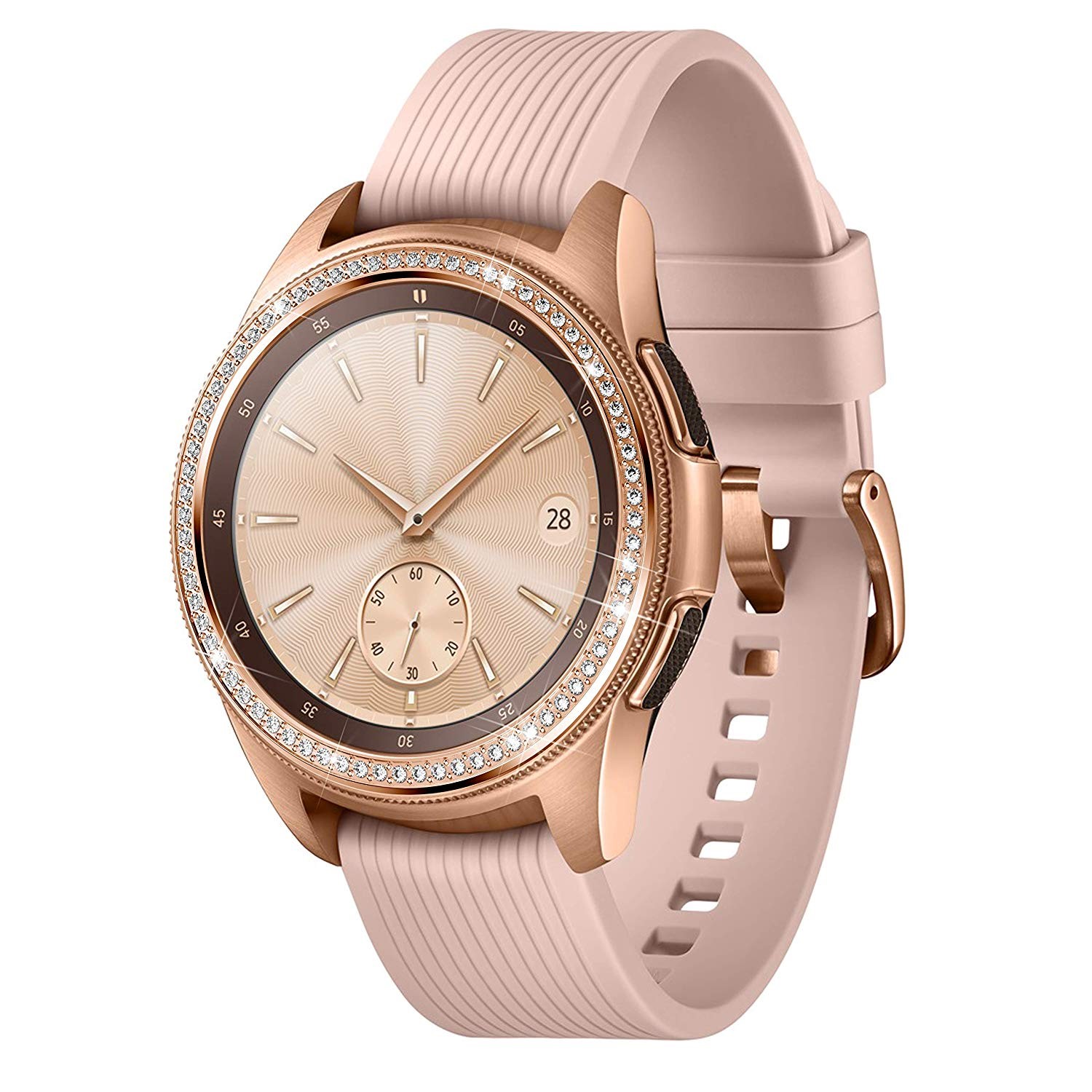 Samsung Galaxy Watch R810 42mm metalni ring sa cirkonima - Слика 3