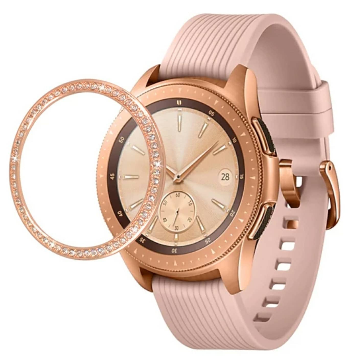 Samsung Galaxy Watch R810 42mm metalni ring sa cirkonima - Слика 2