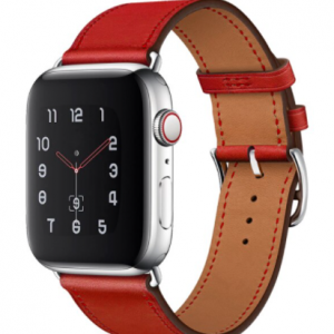 Apple watch kozna crvena narukvica 38 mm, 40 mm, 41 mm