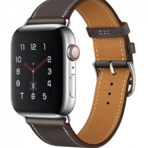 Apple watch kozna tamno braon narukvica 42 mm, 44 mm, 45 mm