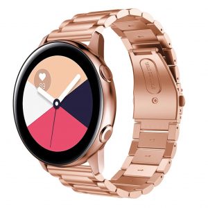 Rose gold klasicna metalna narukvica 20 mm