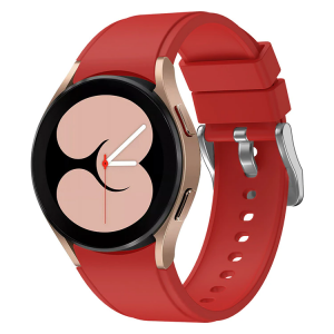 Crvena silikonska narukvica 20 mm Samsung Galaxy Watch 4/5/6 40mm, 42mm, 43mm, 44mm, 46mm, 47mm