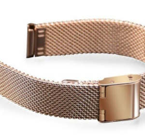 Rose gold metalna milanese narukvica 20 mm klasicna kopca