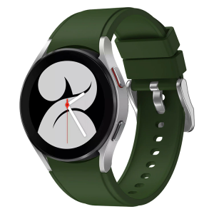 Zelena silikonska narukvica 20 mm Samsung Galaxy Watch 4/5/6 40mm, 42mm, 43mm, 44mm, 46mm, 47mm
