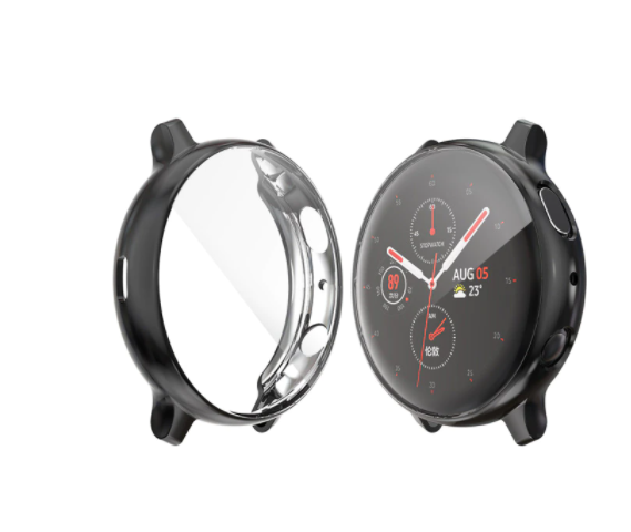 Zastitno crno silikonsko kuciste za Samsung Galaxy Watch Active 2 44 mm