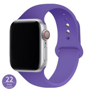 Apple watch silikonska ljubicasta narukvica 38 mm, 40 mm, 41 mm