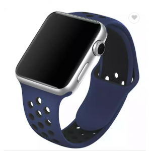 Apple watch silikonska tamno plava narukvica 42 mm, 44 mm, 45 mm