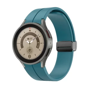 Tamno plava silikonska narukvica za Samsung Galaxy Watch 4/5/6 40mm, 42mm, 43mm, 44mm, 46mm, 47mm