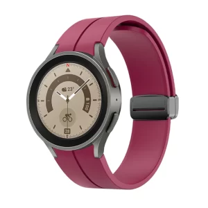 Crvena silikonska narukvica za Samsung Galaxy Watch 4/5/6 40mm, 42mm, 43mm, 44mm, 46mm, 47mm