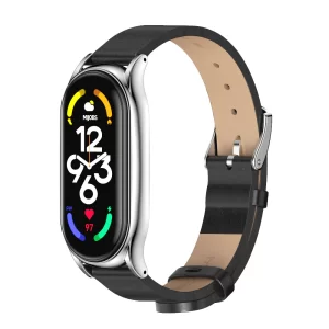 Xiaomi mi band 7 kozna crna narukvica
