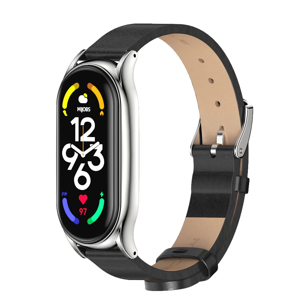 Xiaomi mi band 7 kozna crna narukvica