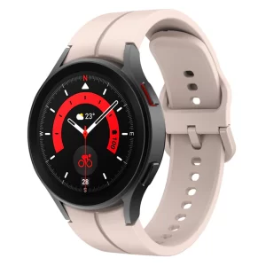 Oficialna puder silikonska narukvica za Samsung Galaxy Watch 4/5/6 40mm, 42mm, 43mm, 44mm, 46mm, 47mm