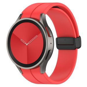 Crvena silikonska narukvica za Samsung Galaxy Watch 4/5/6 40mm, 42mm, 43mm, 44mm, 46mm, 47mm