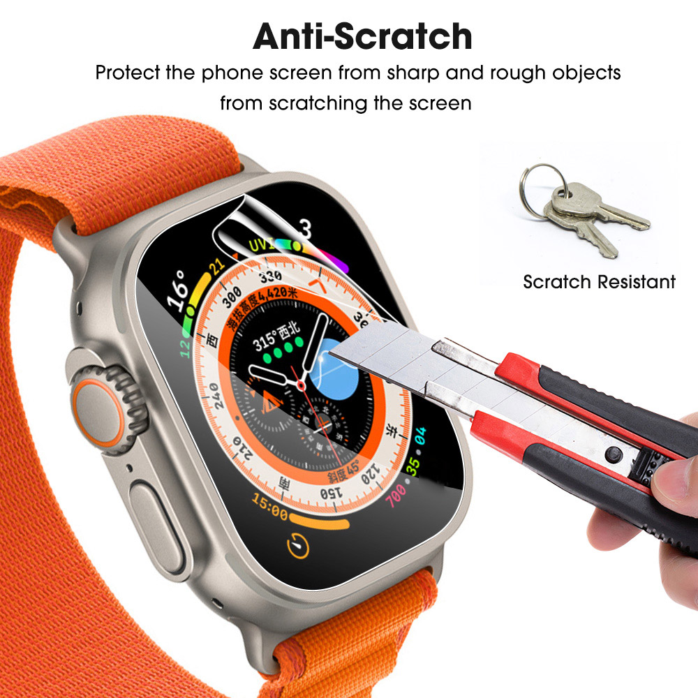 Providna zastitna folija sa hd hidrogelom za ekran Apple Watch 49 mm - Слика 3