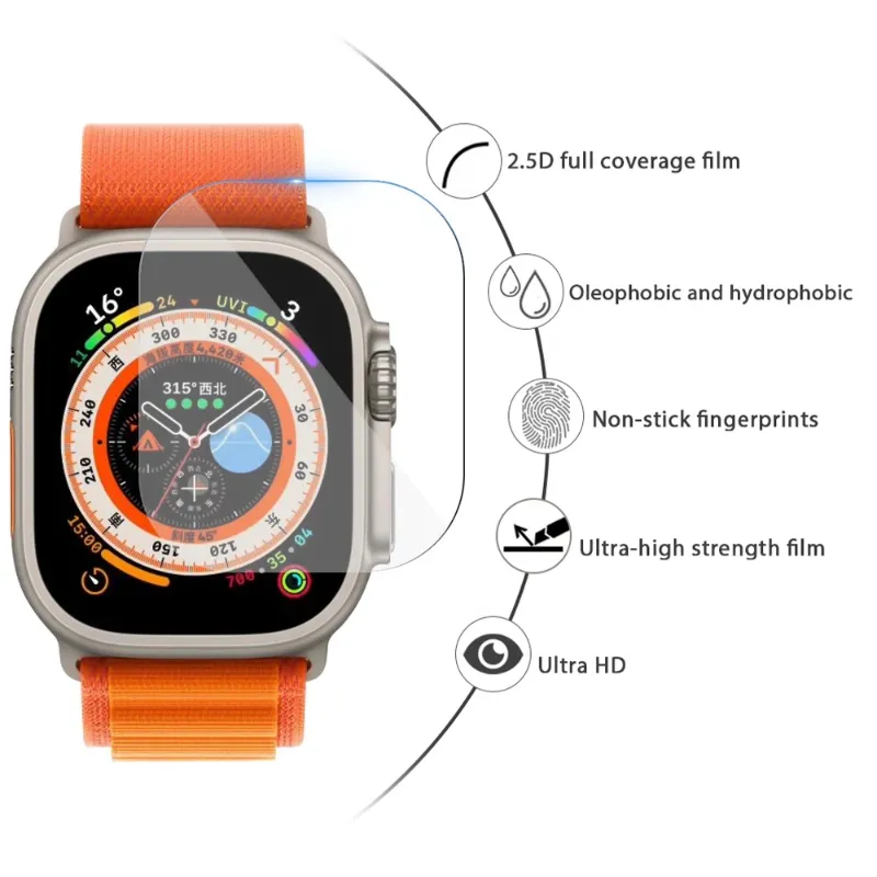 Providna zastitna folija sa hd hidrogelom za ekran Apple Watch 49 mm