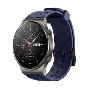 Tamno plava silikonska narukvica 22 mm Huawei Watch GT/GT 2 Pro/GT3/GT 3 pro/Huwei Watch 3