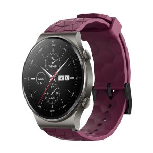 Crvena Wine silikonska narukvica 22 mm Huawei Watch GT/GT 2 Pro/GT3/GT 3 pro/Huwei Watch 3