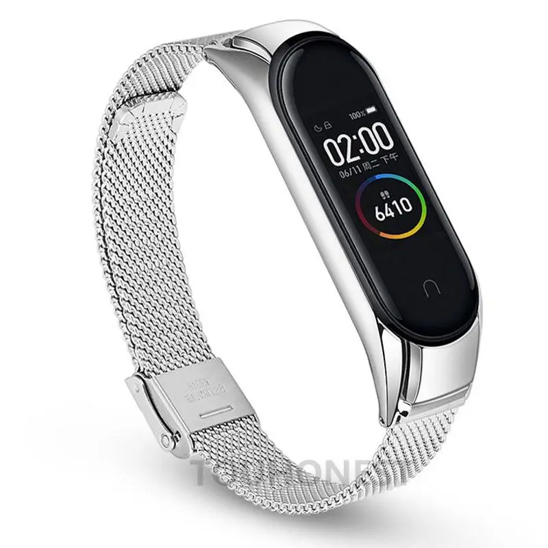 Xiaomi mi band 8/8 Pro metalna siva pancir narukvica
